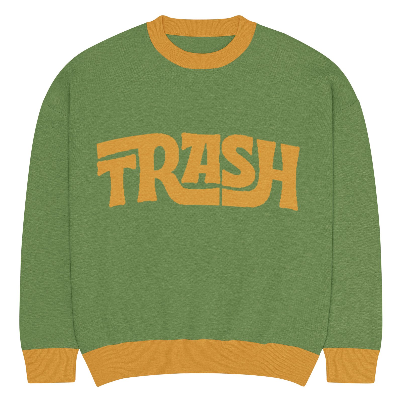 TRASH - fit knitted crew neck sweater - Image 9