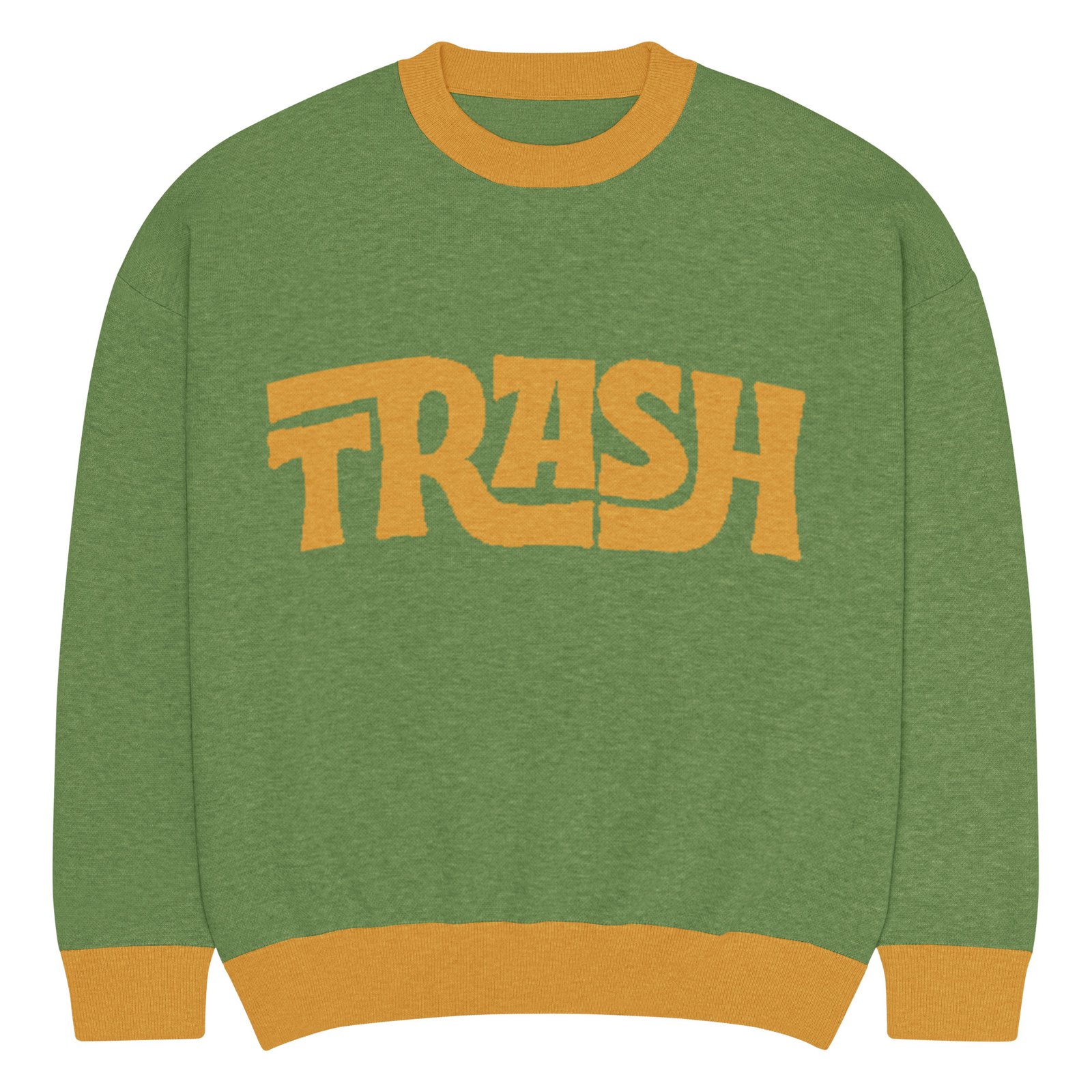 TRASH - fit knitted crew neck sweater - Image 5