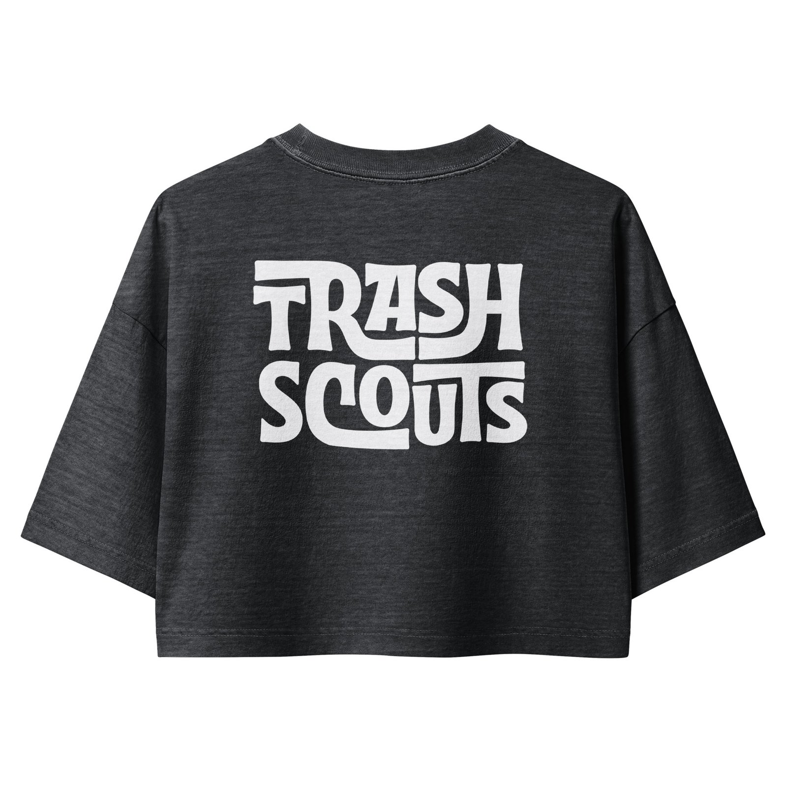 Trash Scouts - garment dye cropped tee - Image 6