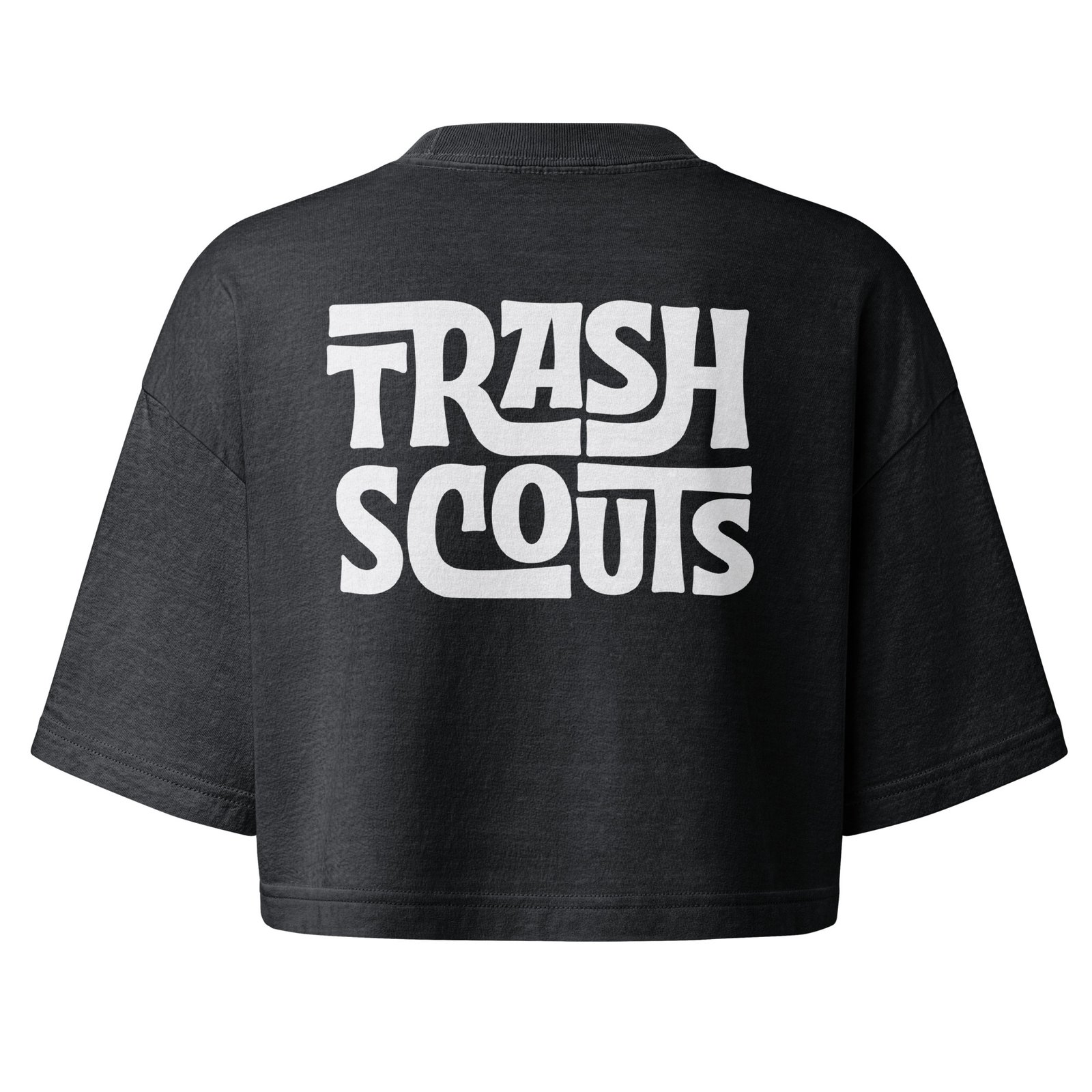 Trash Scouts - garment dye cropped tee - Image 2