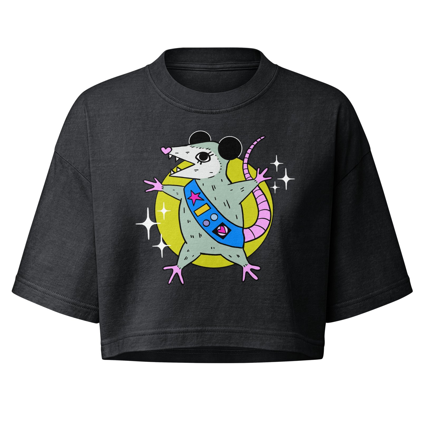 Trash Scouts - garment dye cropped tee